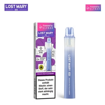 Lost Mary 800 - Dragon Fruit Blackberry -  Einweg E-Zigarette 20mg